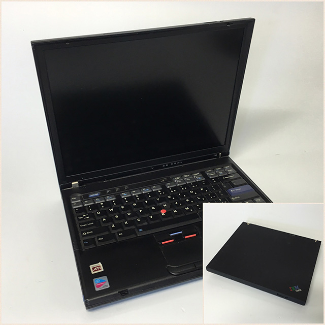 LAPTOP, Black IBM Think Pad